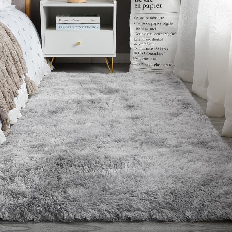 Plush Long Hair Bedside & Living Room Carpet