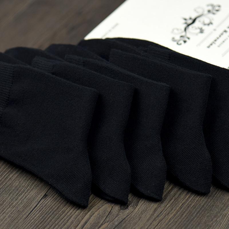 Herrensocken für Herbst und Winter, gekämmte Baumwolle, lässige einfarbige Socken, schweißabsorbierende, atmungsaktive, verdickte kurze Wadenstrümpfe für Herren