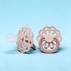 Food Grade Dummy Soother Pacifier Adorable Flower / Bowknot Shaped Pacifier For Newborns Make Of Silicone