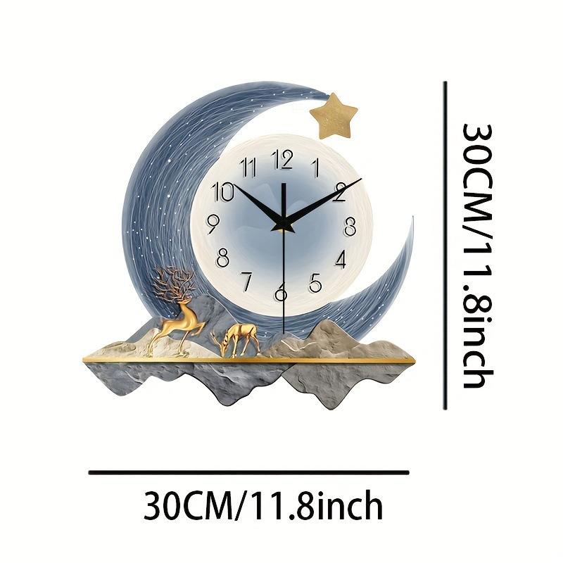 

Украшение общежития Часы Картина, Легкая Роскошь Декоративная Картина, Современные и Простые Настенные Часы, Креативные Домашние Настенные Часы 30*30cm