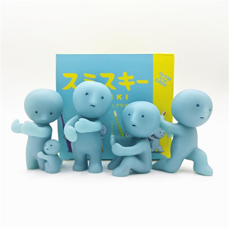 

Смиски Материал ПВХ Скульптура Подставка для зубных щеток Настольное украшение Модель игрушки