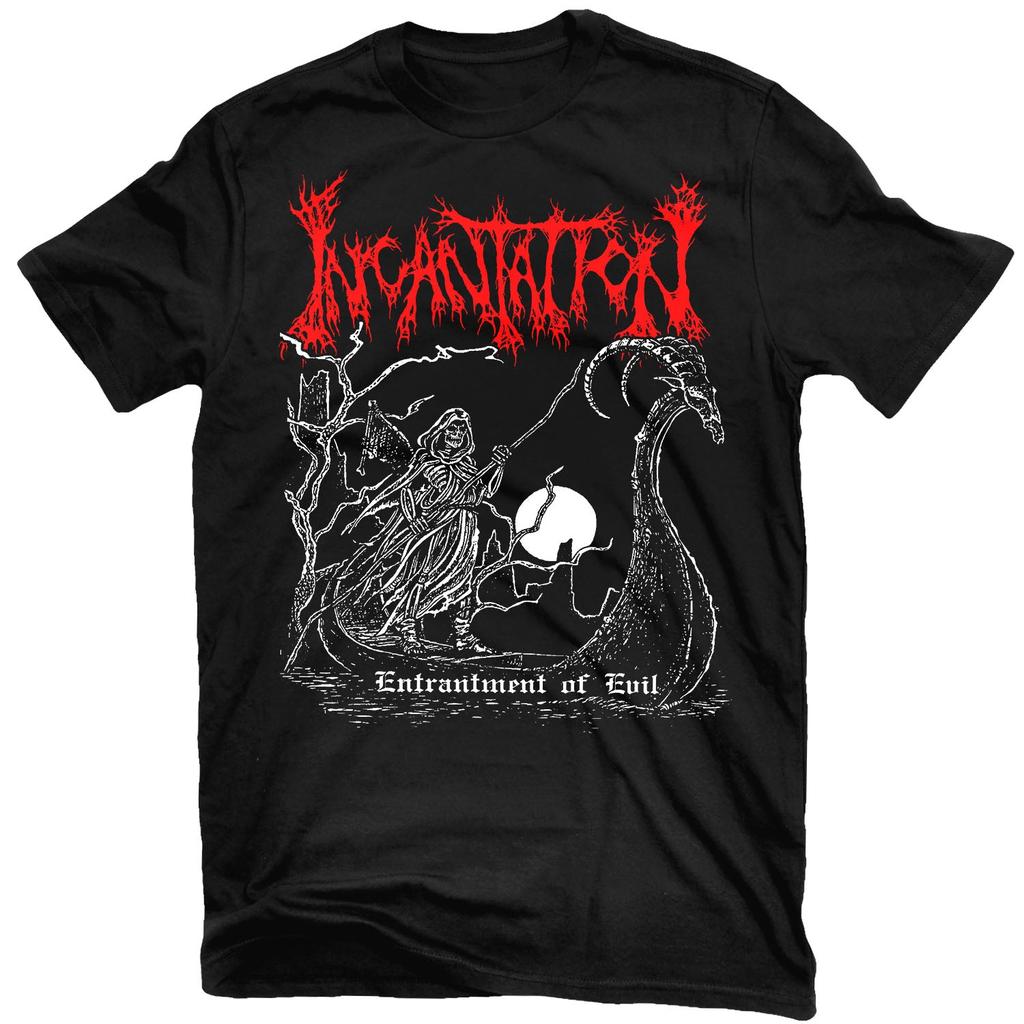 Incantation  Ritual  Rock Band Graphic Tee  Cotton Round Neck Casual Unisex Tshirt Summer Top