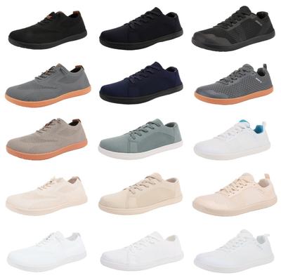 Nouvelles chaussures barefoot à large tête confortables semelles souples fitness course à pied cyclisme sports couple respirantes chaussures décontractées