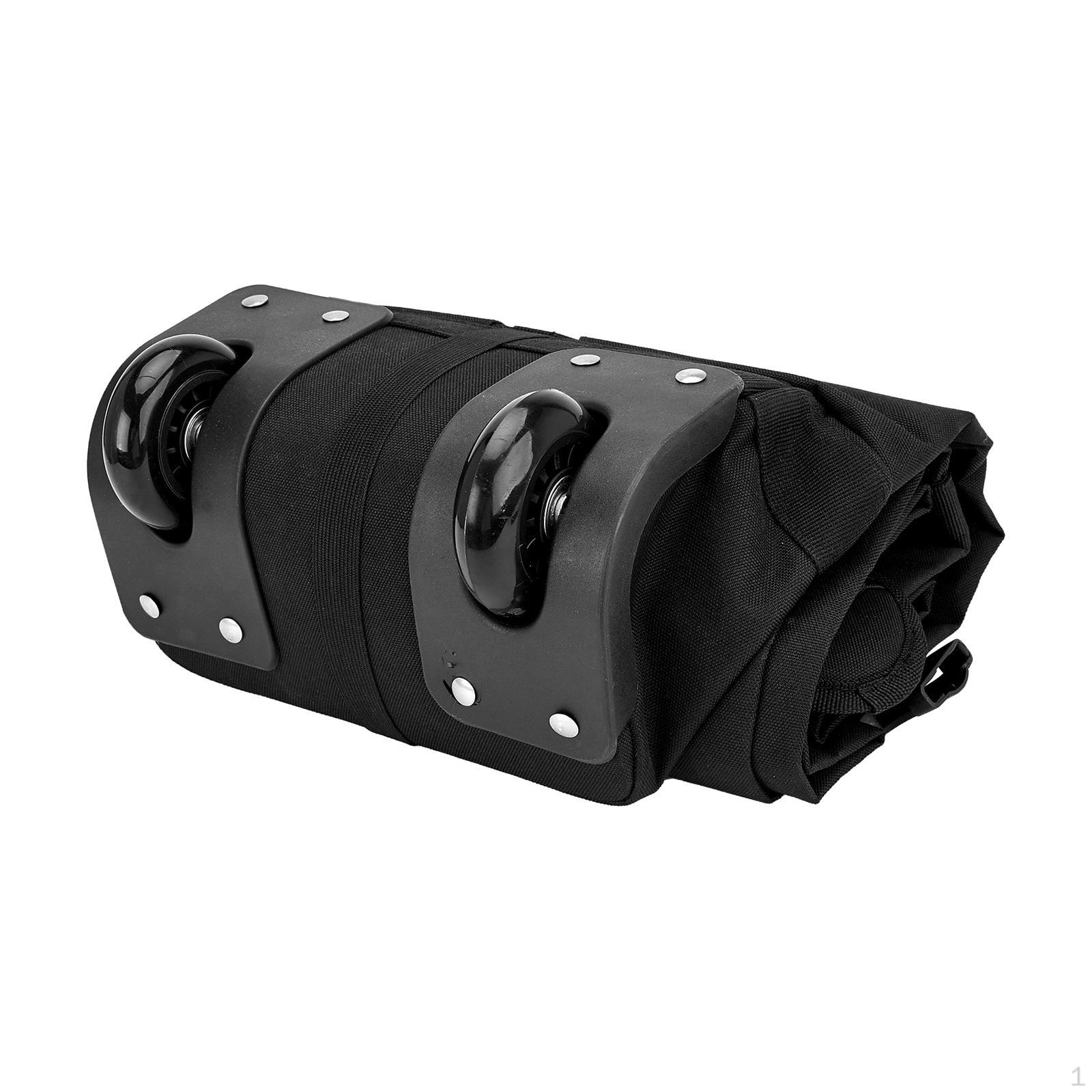 

Padded Rolling Snowboard and Ski Bag Wheeled Expandable Waterproof Adjustable Shoulder Strap