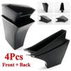 4pcs Storage Box Car Organizer Seat Gap PU Case Pocket Handle Pocket Door Side Pallet Armrest Container For Tesla Model 3 18-19