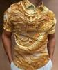 Men's retro polo shirt 3D animal print golf short-sleeved T-shirt quality fashion trend short-sleeved polo shirt t-shirt