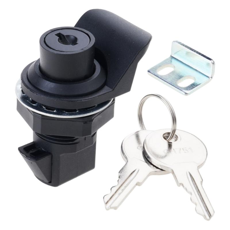 Plastic Press To Open Latches Elegant Black Push Button Lock Simple Installation Suitable for Boat Cabinets & Doors