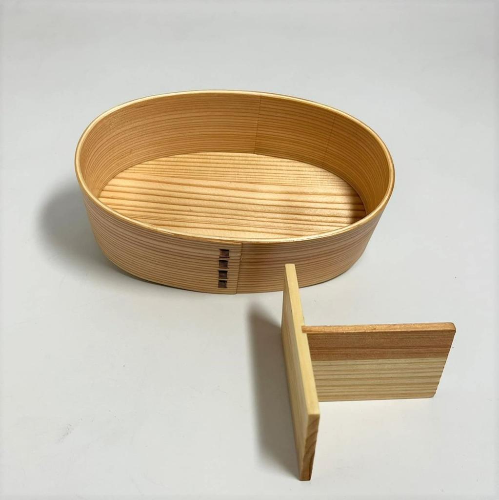 Kanoryu Design Knotted Hedgehog Magewappa Lunch X 10 X 6 - - Box, Small, Approx. 16.5 Cm, S21-31-6s