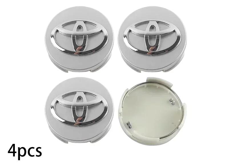 Hub Caps 4pcs 62mm Car Tyre Wheel Center Hub Cap Badge For Toyota Rav4 Yaris Hrv Hilux C-hr Prado Prius Avensis Corolla Camry ac