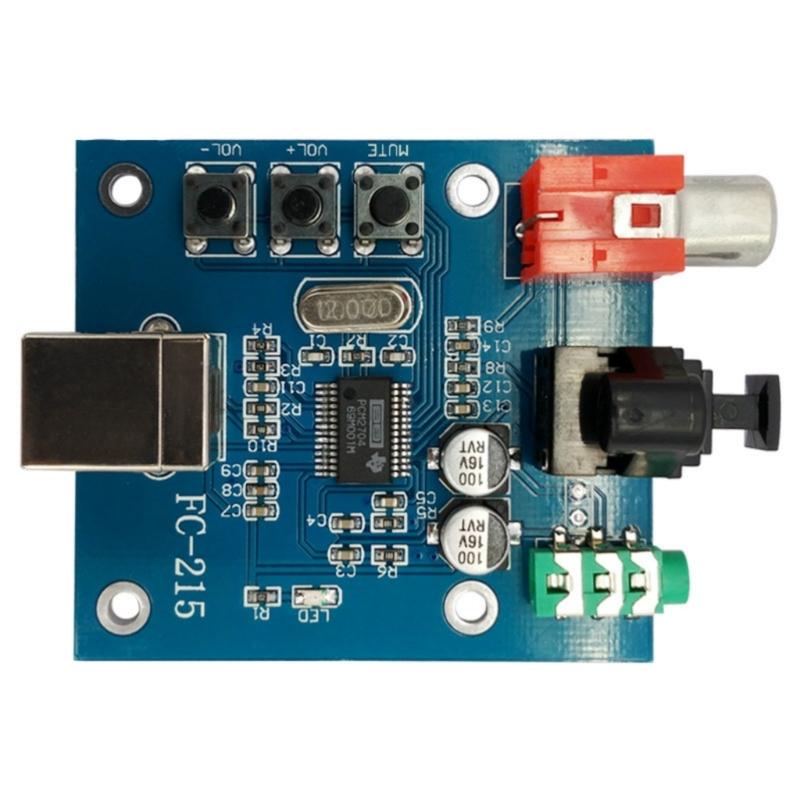 PCM2704 USB zu SPDIF Dekodierte Karte USB HiFi Soundkarte Dekodierte Karte Analoge Soundkarte Dekodiertes Board Ersatz