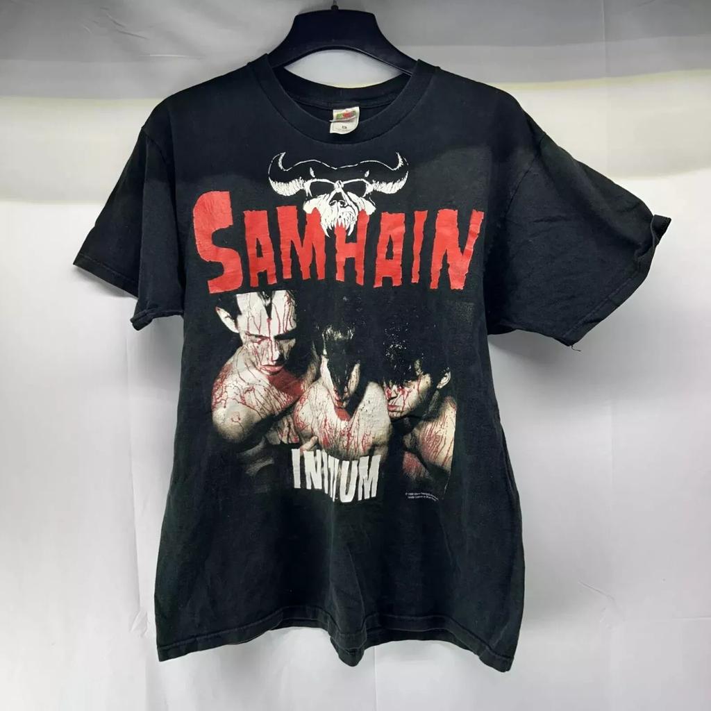 Samhain Initium Band Shirt Black Color Gift Fan Reprint AN39263