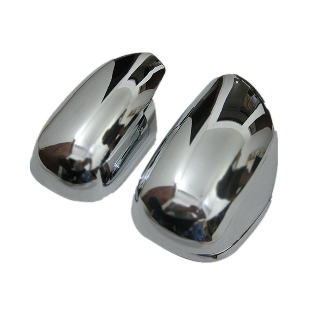 

Хромована накладка на дзеркало для Toyota Land Cruiser Prado 120 2003 2004 2005 2006 2007 2008 2009 Аксесуари срібний