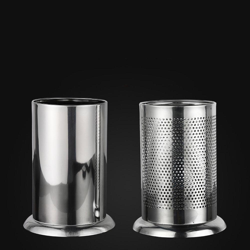 Stainless Steel Chopsticks Holder with Base Three Styles Available Kitchen Storage Organizer for Spoons And Utensils