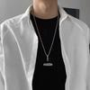 Korean Style Men's Three-Layer Cross Titanium Steel Necklace - Trendy, Non-Fading, Hip-Hop Pendant