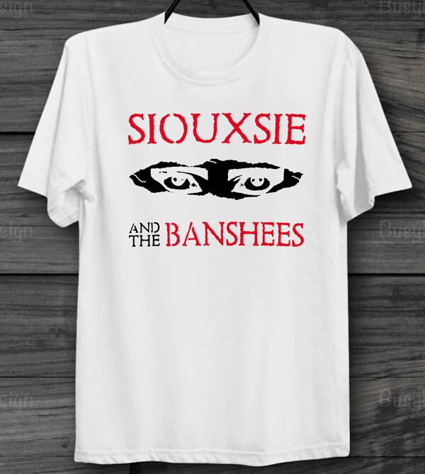 

Футболка музыкальной группы Siouxsie and The Banshees Рок Панк Унисекс Мужская Женская Топ M