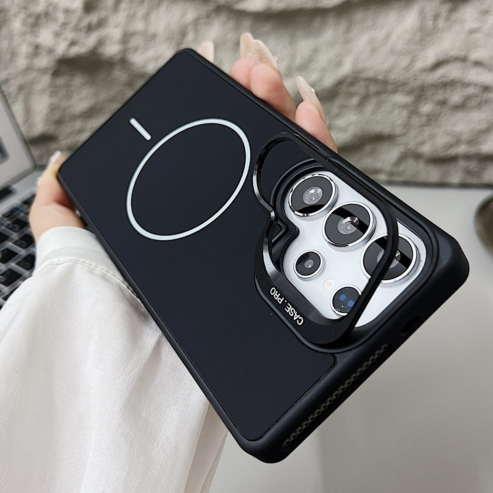 

Samsung S25 Ultra Magnetic Lens Stand & S24 Cooling Anti-Fall Protective Case Ultra 24