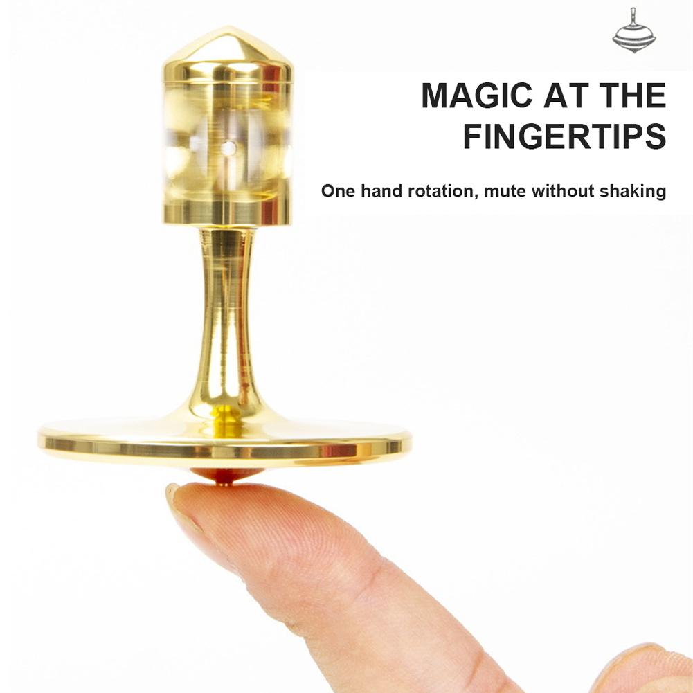 New Colorful Fingertip Gyroscope Zinc Alloy Decompression Toy Finger Gyroscope Creative Metal Gyroscope
