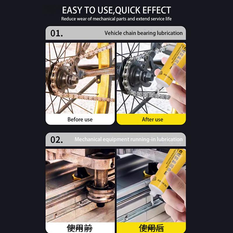 Lubricating Grease Car Sunroof Track Door Abnormal Noise Antirust Oil White Mechanical Maintenance Gear Bearing Oil Grease Kit