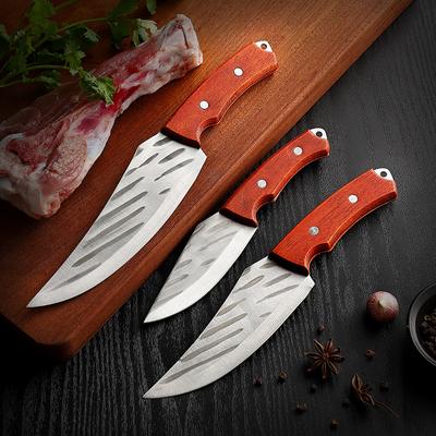 Forged Boning Knife Butcher Knife Stainless Steel Kitchen Knife Skinning Knife Hunting Knife