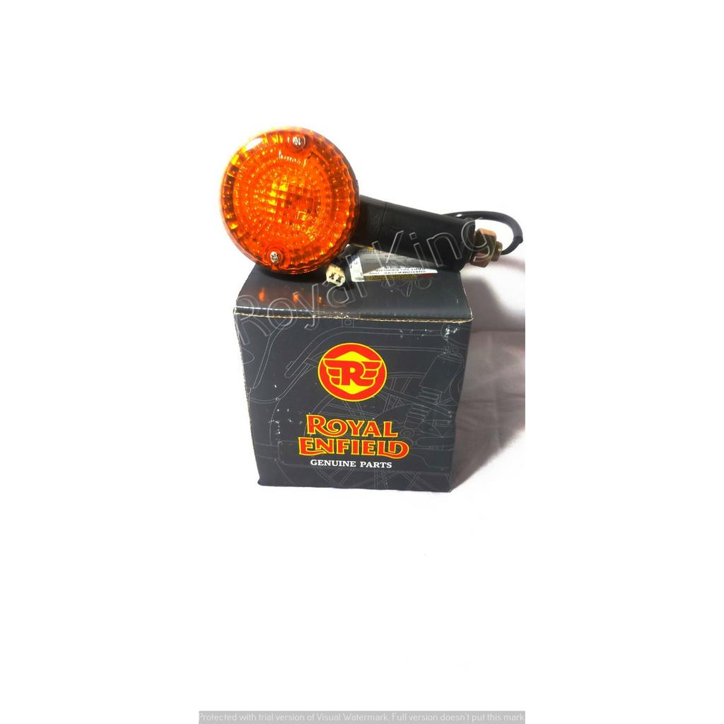 Royal Enfield Old Classic 350 & 500cc Front & Rear "Indicator Assembly" Black