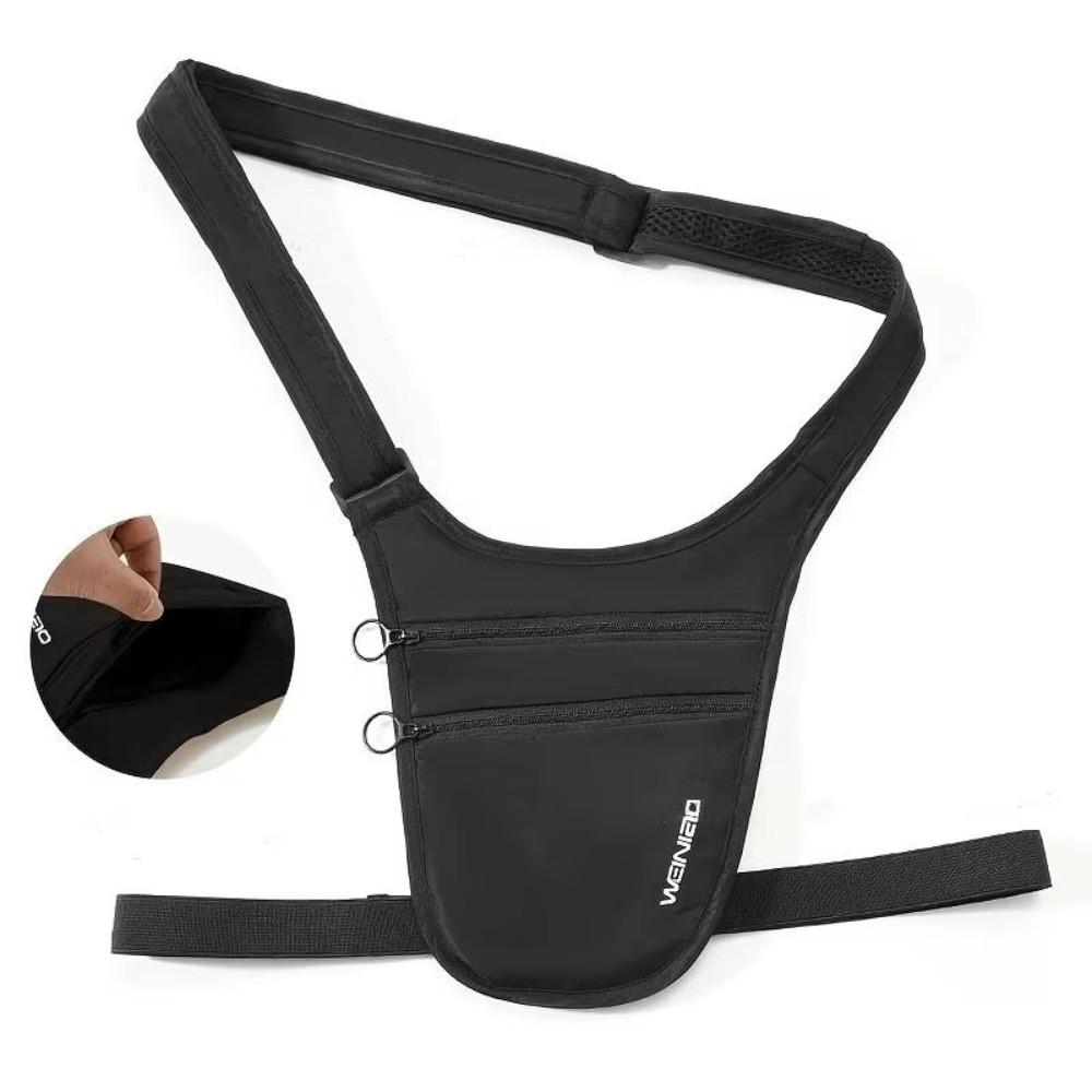 Creative Anti-Theft Travel Waist Bag Lightweight Invisible Sports Belt Bag Ultra-Thin Portable Waist Pouch чёрный 2600₽