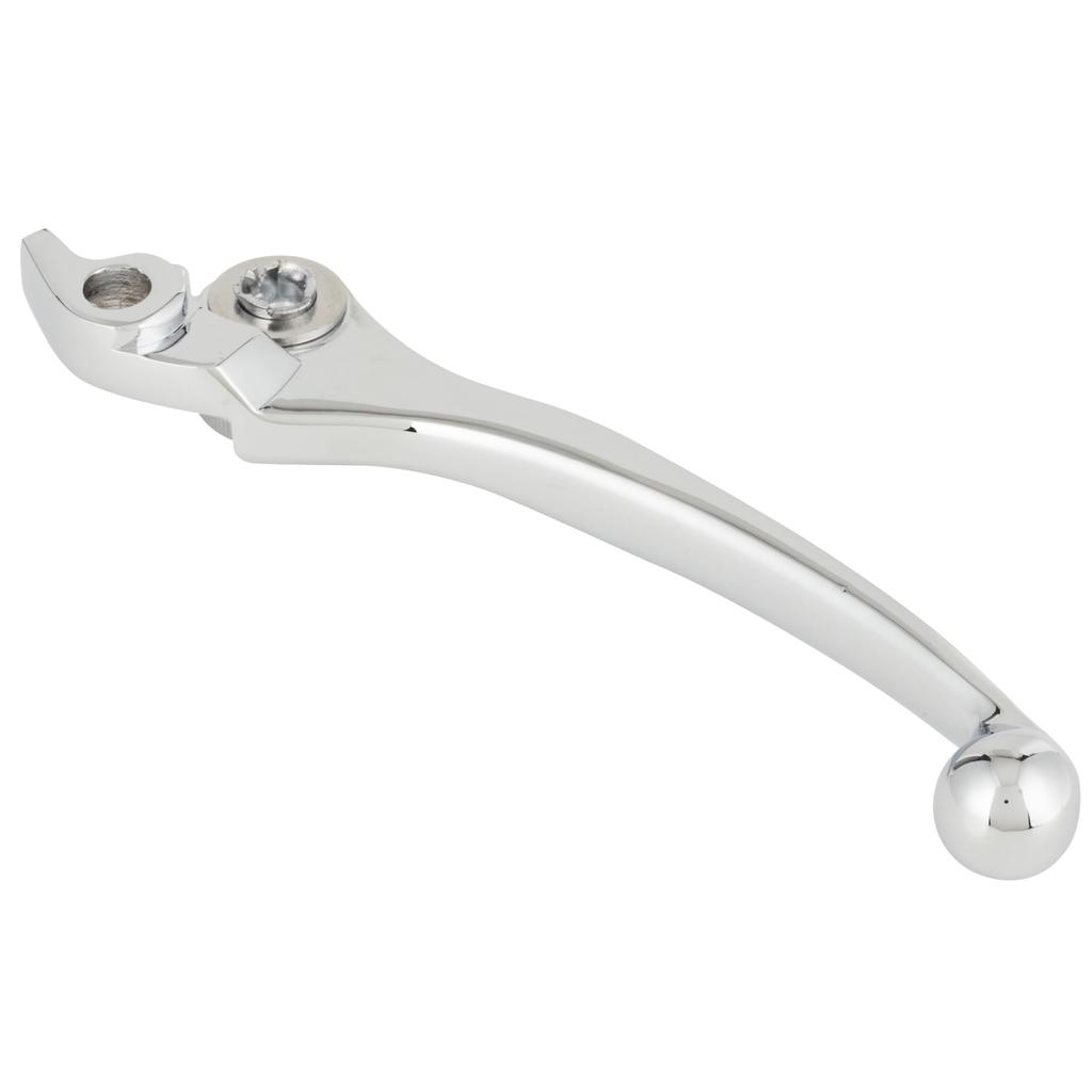 Kijima Motorcycle Parts Brake Lever Adjustable Universal for and (Right Lever) Type, Plated, Yamaha, Suzuki, Kawasaki, 202-308MR