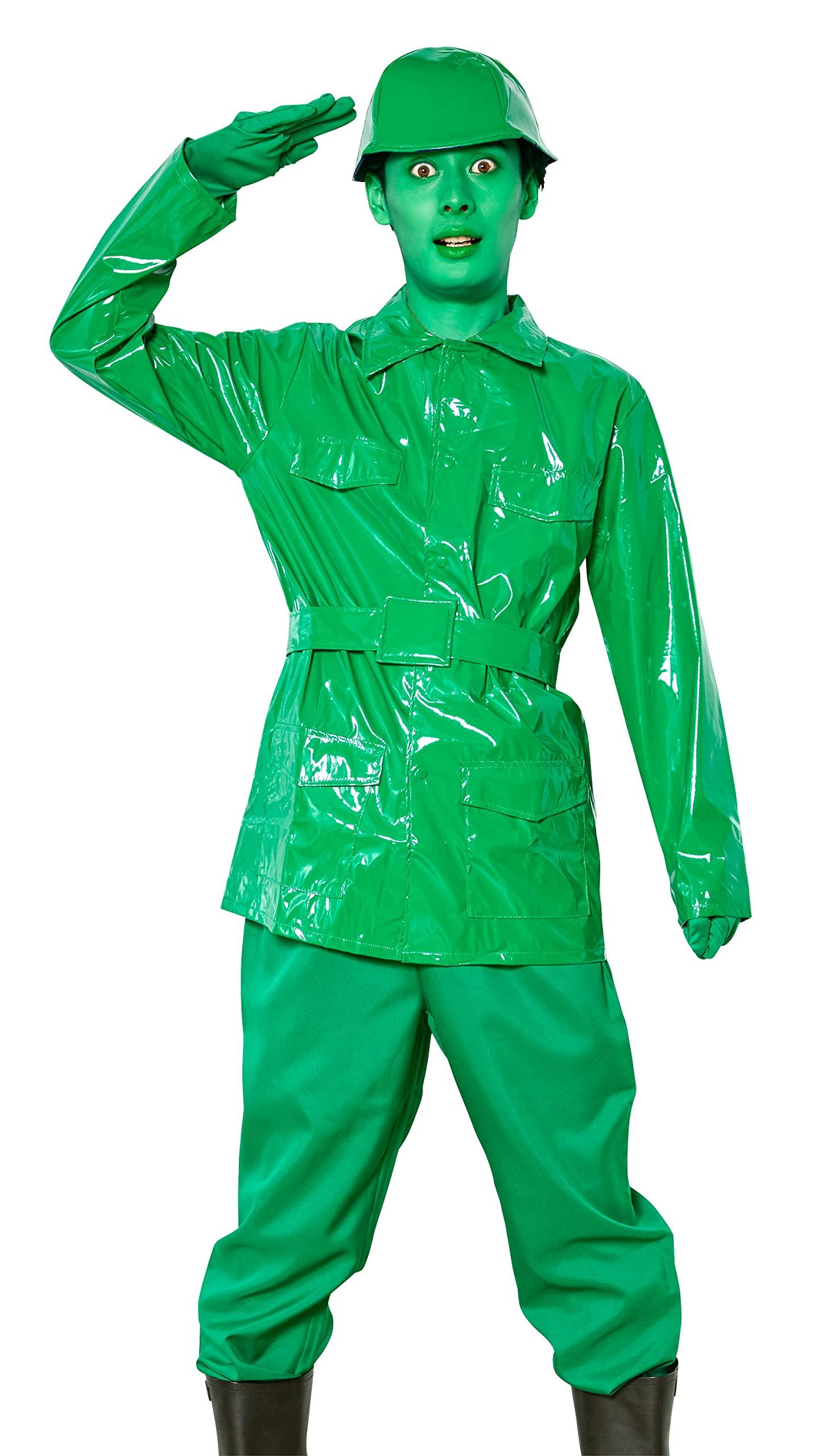

Clearstone Halloween Green Army Cosplay Costume, Unisex, Green