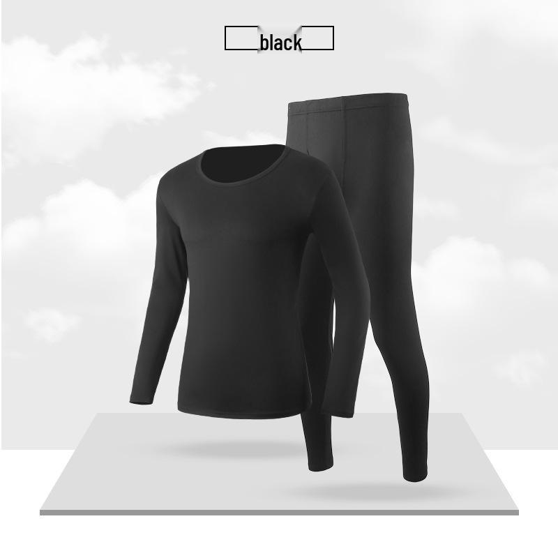 Pánská hřejivá fleecem podšitá podzimní spodní souprava - Tenké, silné základní kalhoty