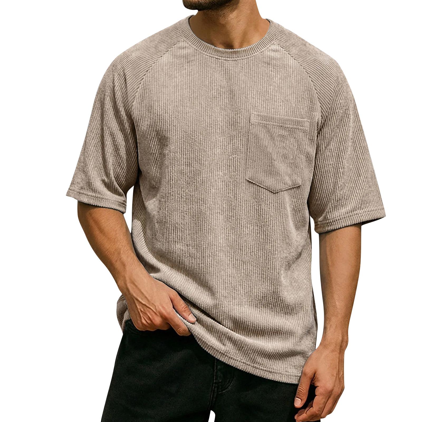 

Mens Polo Shirts Short Sleeve Oversized Tshirts for Men Casual Linen Shirts for Men T Shirts for Man Comfortable Fit L хаки