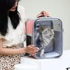 Large Capacity Breathable & Foldable Pet Backpack for Cats & Dogs