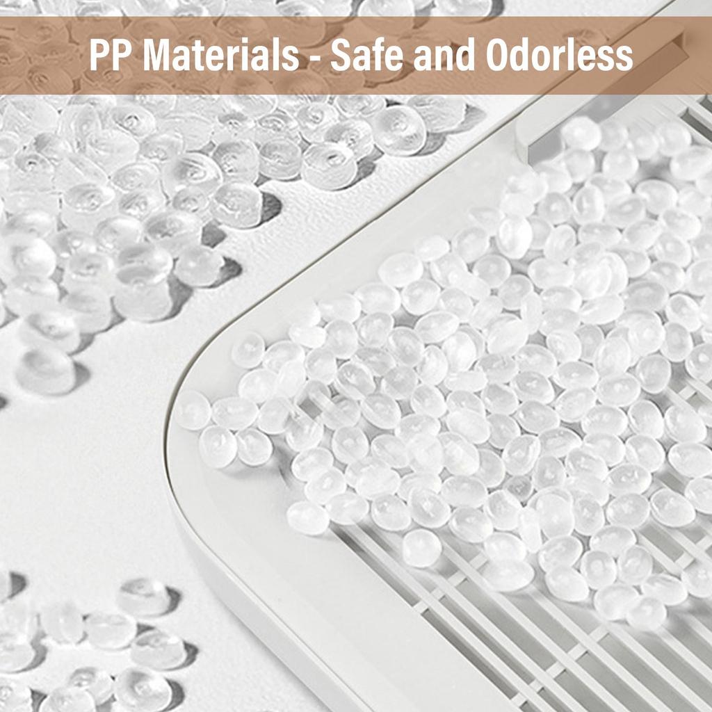 Litter Catcher Mat Double-layer Non-Slip Waterproof Washable Pet Supplies Cat Litter Rug Catcher For Indoor Outdoor Cage Entry