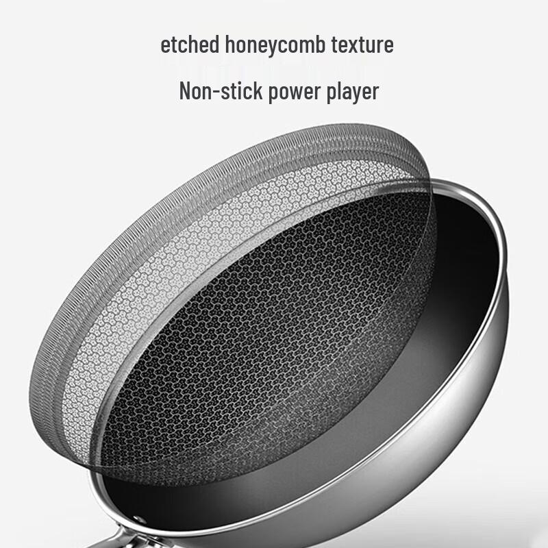 Kombach Honeycomb 304 Stainless Steel Non-stick Wok