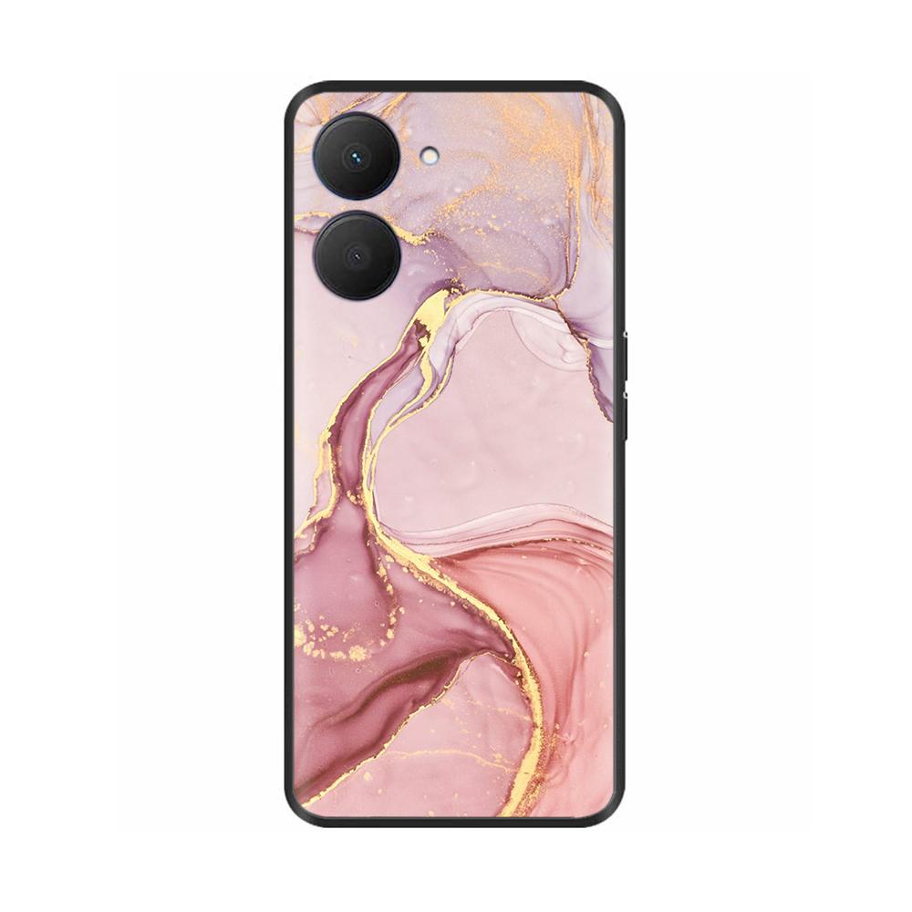 Soft Phone Cover For Realme 10 4G Case 6.4'' Black Silicone Marble Space Fundas for Realme 10 4G TPU Cases Realme10 2022 Bumpers