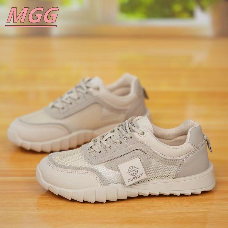

Popular sports shoes women s 2025 summer new mesh breathable Forrest Gump shoes versatile transparent net thin-soled casual sports shoes 35