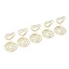25Pcs Table Number Stands Heart Shaped Stable Base Sturdy Metal Place Card Holder for Wedding Party Office