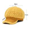 Autumn Winter Women Girls Octagonal Baseball Hat Wool Thicken Beret Warm Winter Cap