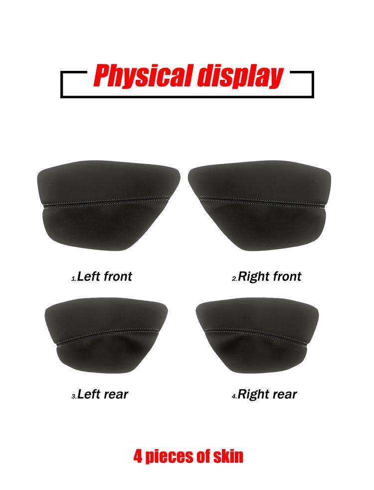 Ecosport Door Panel & Armrest Leather Cover - Custom Interior Trim