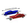 Maydahui Cute Mini Car Model Ballpoint Pens, Set of 7, 0.5mm Black Oil-Based, Click Action, Stylish & Adorable Stationery for Planners, Kids,