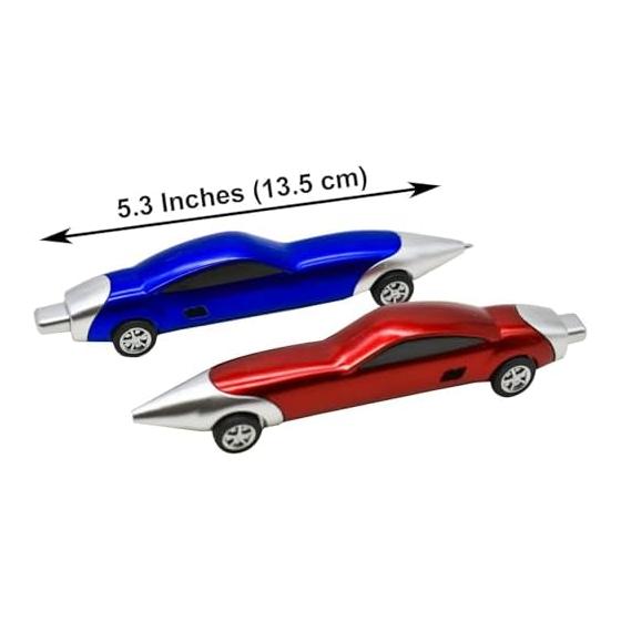 Maydahui Cute Mini Car Model Ballpoint Pens, Set of 7, 0.5mm Black Oil-Based, Click Action, Stylish & Adorable Stationery for Planners, Kids,