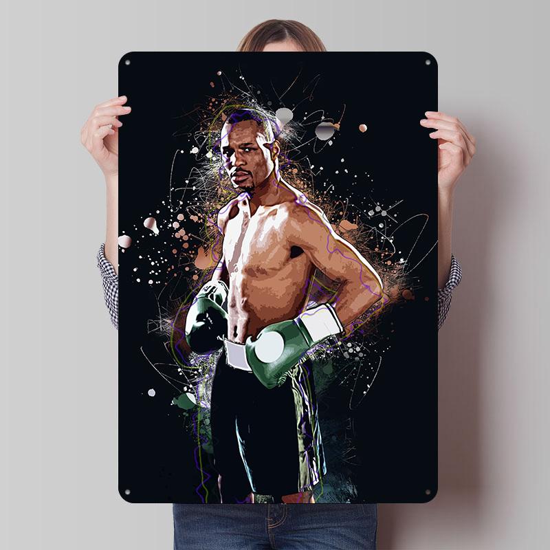 Bernard Hopkins Boxer Metal Posters Custom Vintage Metal Signs Wall Art Tin Plaque for Man Cave Modern Home Decoration Luxury