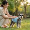 Embroidery Print Summer Pet Vest Breathable Lightweight Cat Thin Clothes Sun Protection Comfort Fit Pet Suspender Vest