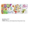 Bathtub Mat Cartoon Printed Anti-Slip with Drainage Holes Strong Suction Cups Safe Fun Bathing Experience Children Shower Mat