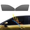 BLUESEATEC Toyota Yaris Cross Mesh Blackout Magnetic Side Sunshades for Driver and Passenger Sides 2 Panels (10 Series) Curtains, Sunshades,