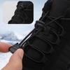 Men's Winter Fur Lined High-Top Sneakers Outdoor Sports Non Slip Snow Booties Casual Hiking Running Shoes Men Warm Fleece Lined Athletic Short Boots