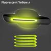 4PCS Car Door Reflective 3D Universal Decal Tape Open Stickers Warning Mark Night Driving Safety Lighting Luminous Decor Auto Door Stickers