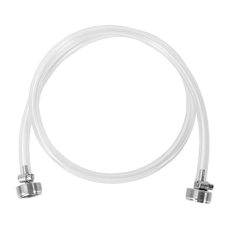 Draft Beer Line Cleaning Kit,1/4'' Barb Cleaning Jumper with 60cm PVC Hose,1-1/8" Thread Special for Standard American Beer Tap