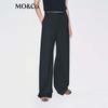 MO&Co. Women's Lightweight Warm Chic Wide-Leg Trousers