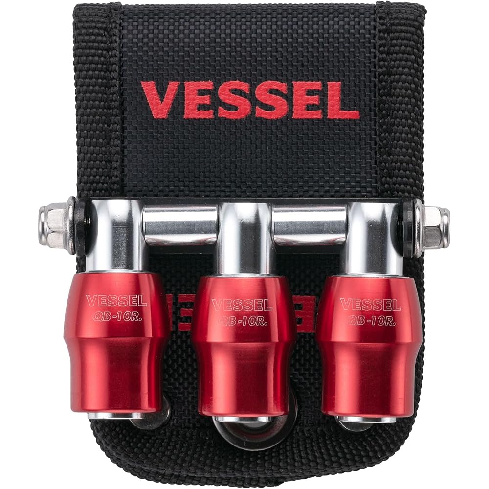VESSEL (VESSEL) Quick Catcher Triple Holder Red QB-10B3R