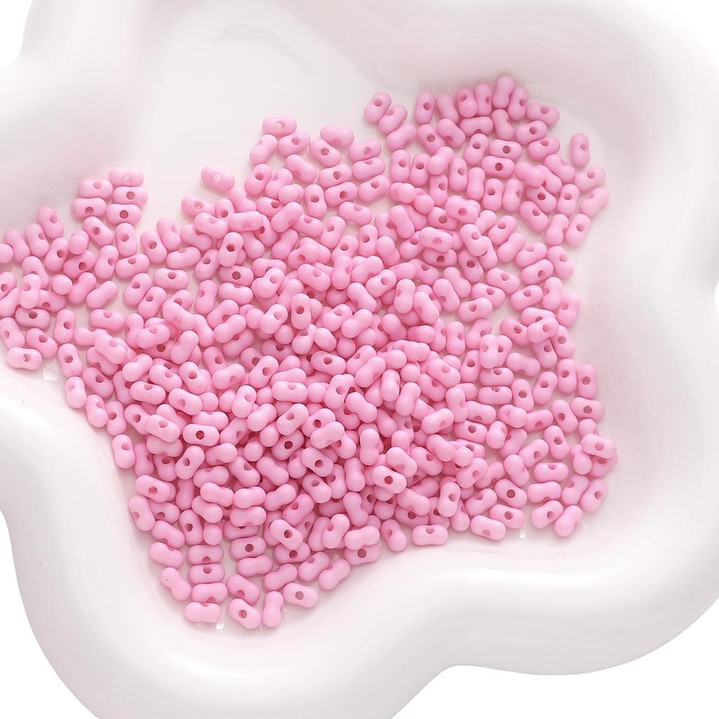 Handmade Beads 3x6mm Acrylic Solid Color Transparent Peanut Beads Loose Beads Hand String Beads Handmade Diy Accessories Jewelry Key Chain Bracelet