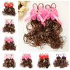 2Pcs Headwear Kids Hairpin Wig Cute Girl Curly Hair Princess Children Hair Clip  Baby